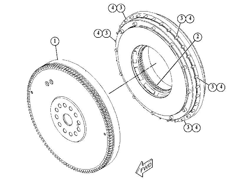 CLUTCH GP-FLYWHEEL 5481360 CAT