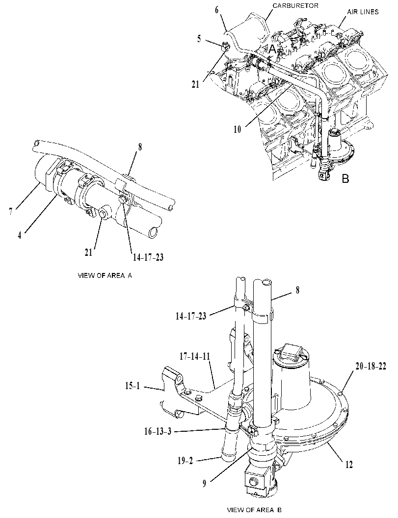 Регулятор давления газа 3877406 CAT
