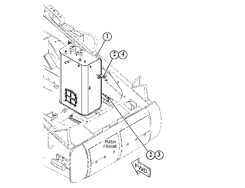 TANK GP-TRANSMISSION 5001657 CAT