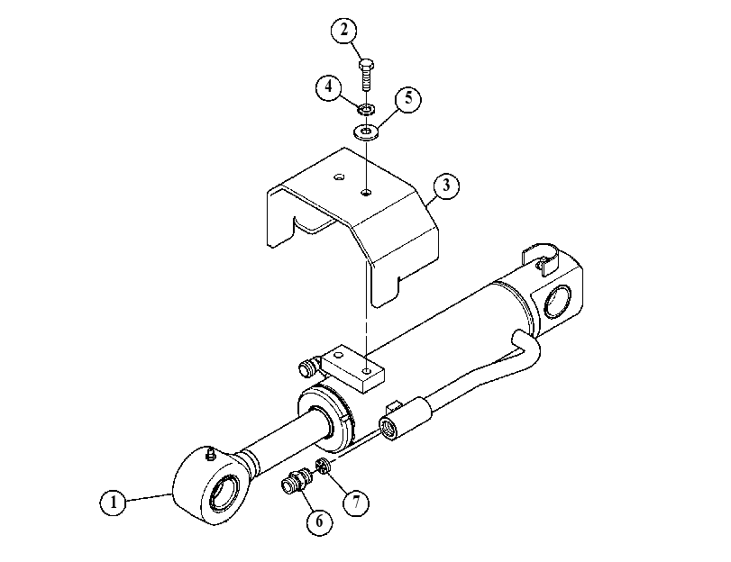 CYLINDER & MTG GP-BLADE 5792753 CAT