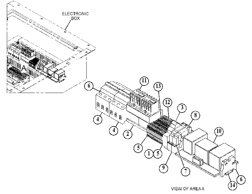 Клеммная колодка 5800505 CAT