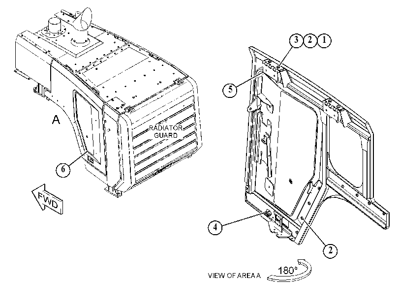 DOOR GP-HOOD 5579452 CAT