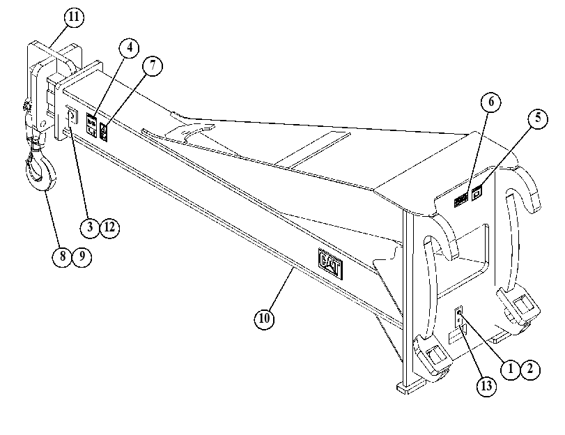 ARM GP-MATERIAL HANDLING 5825407 CAT