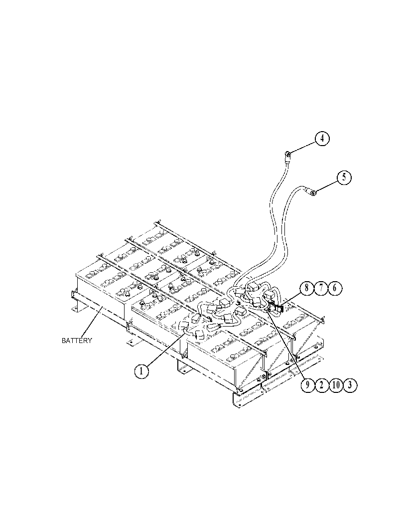 Кабель аккумулятора 5744582 CAT