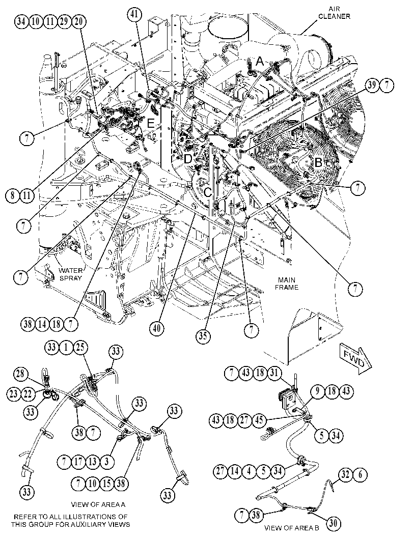 WIRING GP-CENTER 5784393 CAT