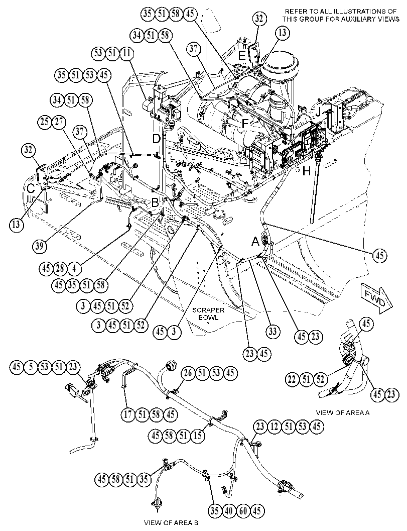 WIRING GP-SCRAPER 4855335 CAT