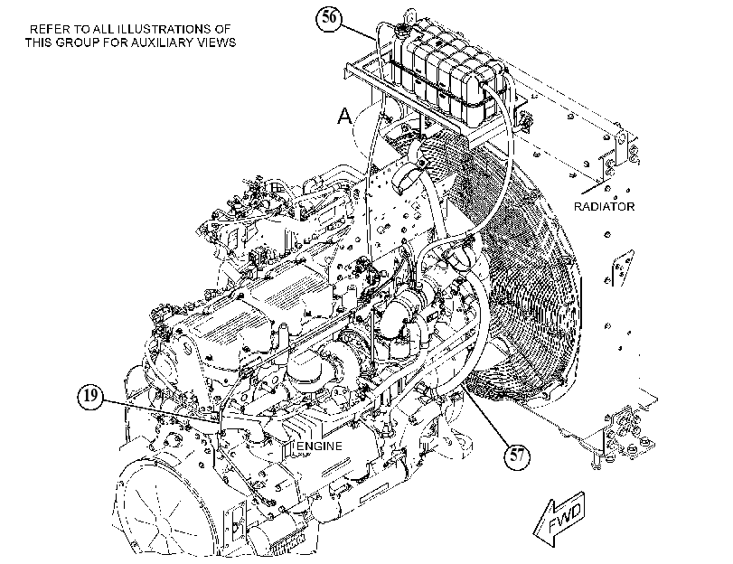 Бак охлаждающей жидкости 4786009 CAT