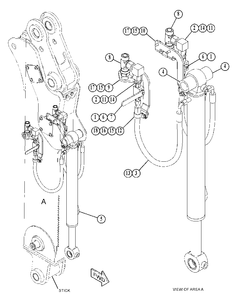 CYLINDER & LINES GP-THUMB 5798784 CAT