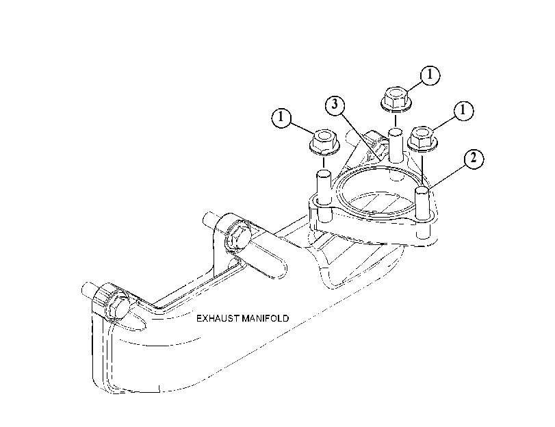 MOUNTING GP-EXHAUST 5035950 CAT