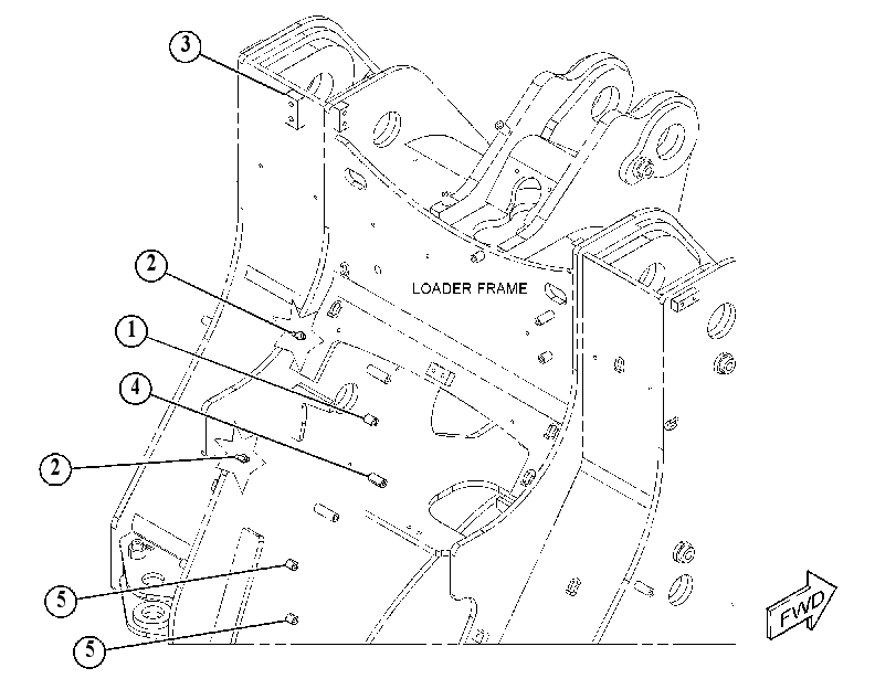 BOSS GP-LOADER FRAME 5396991 CAT