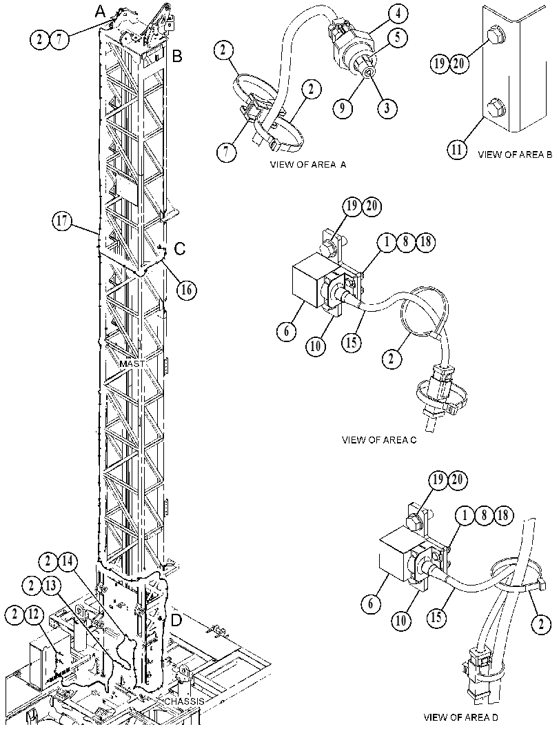 WIRING GP-MAST 5785230 CAT