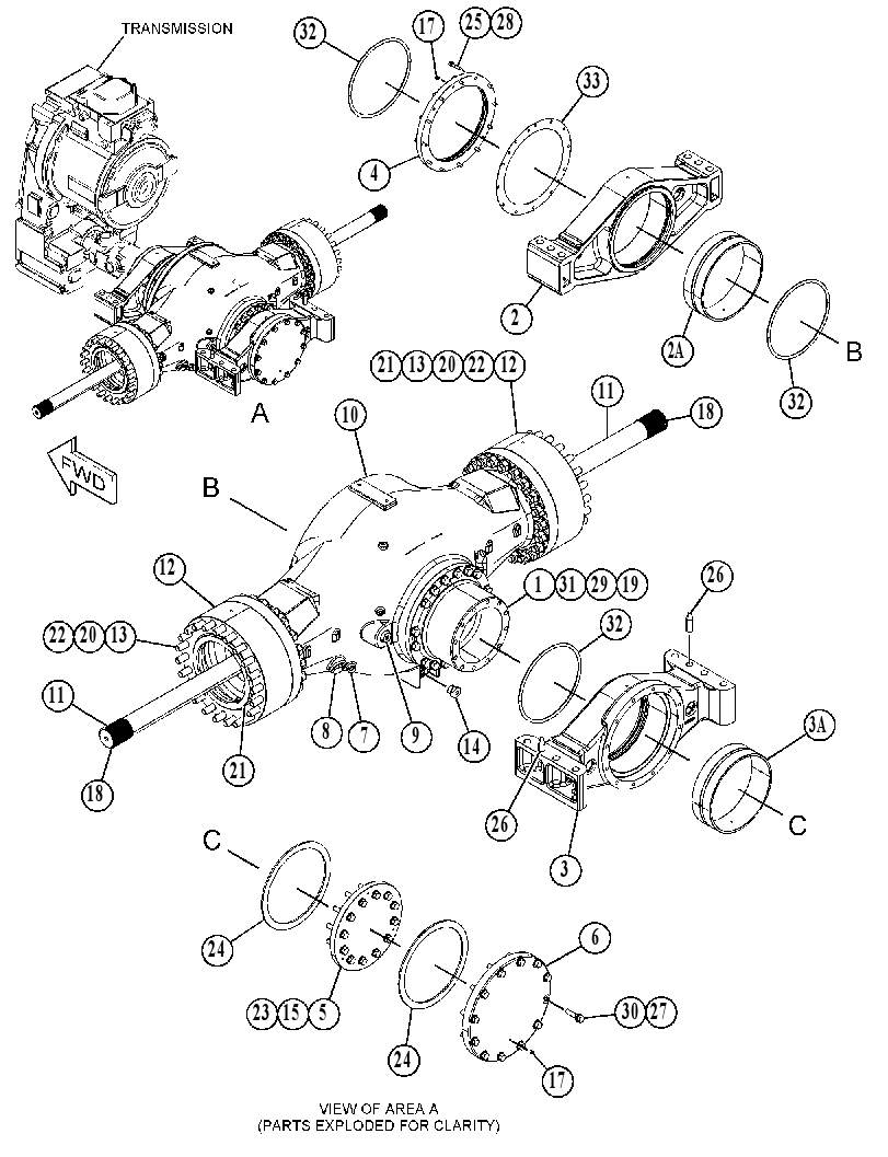 AXLE GP-OSCILLATING 4893396 CAT