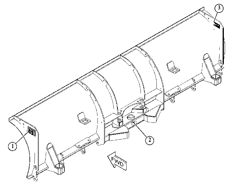 BLADE GP-SNOW 4837108 CAT