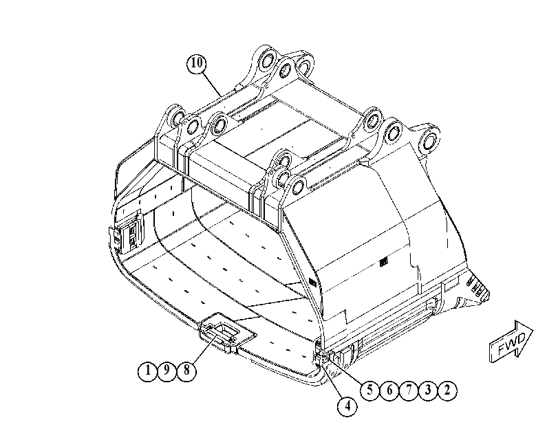 BUCKET GP-DIPPER 4931743 CAT