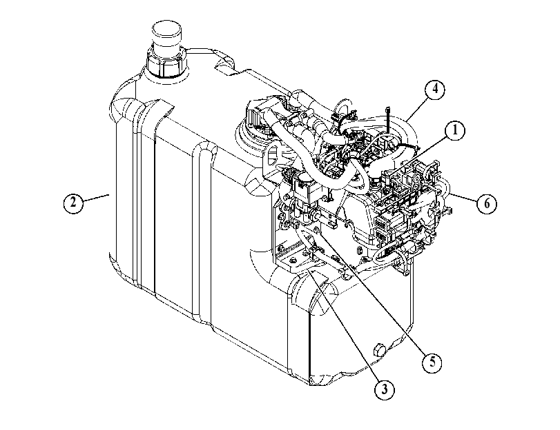 Модуль AdBlue (компоновка) 5686668 CAT