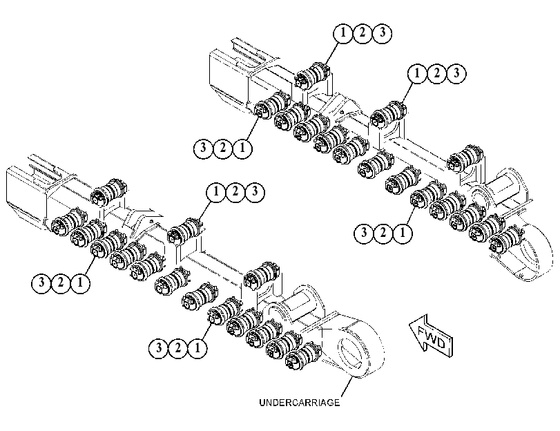 ROLLER AR-TRACK 5276212 CAT
