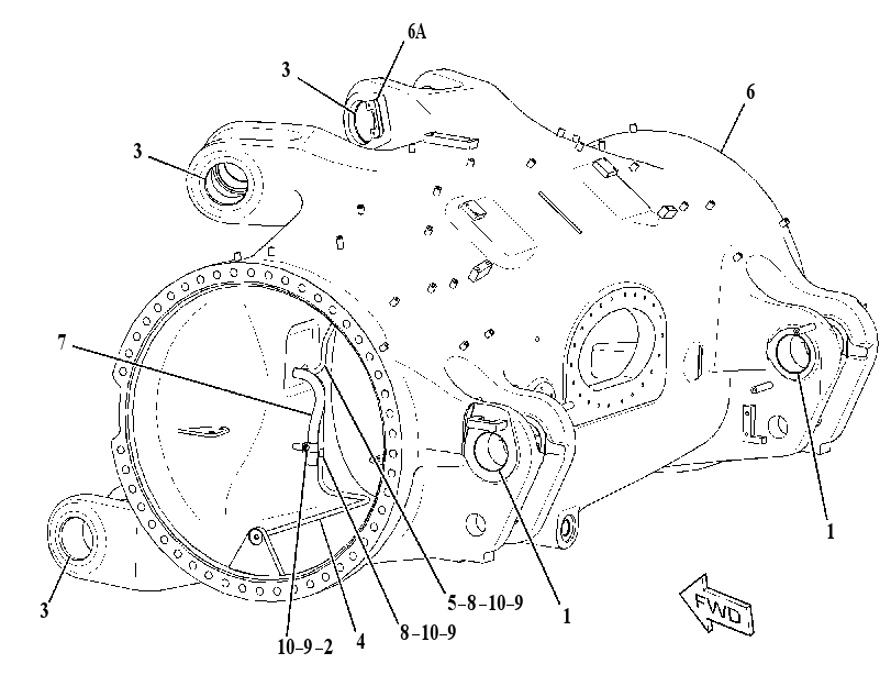 HOUSING GP-REAR AXLE 3084484 CAT