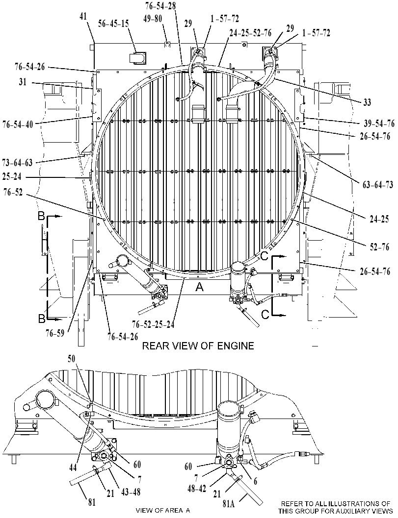 Радиатор 3098458 CAT