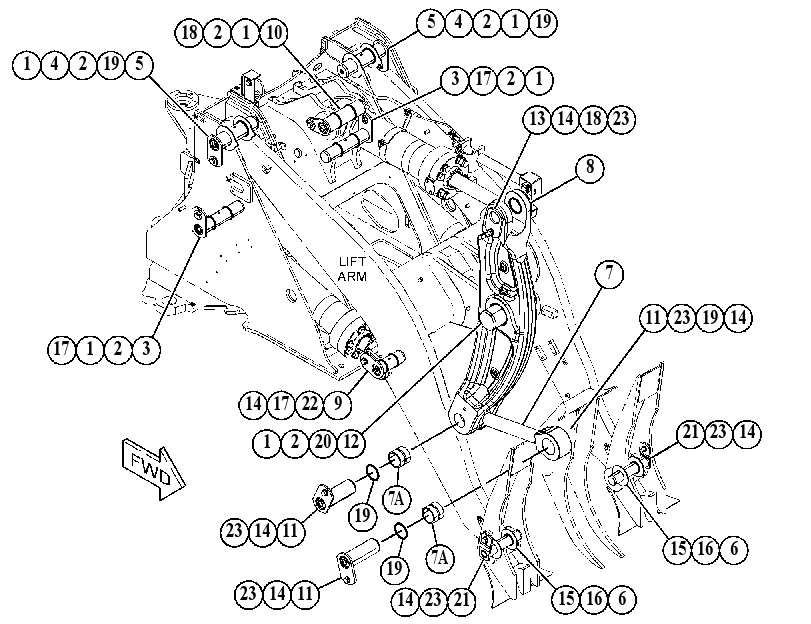 LEVER GP-TILT 5530392 CAT