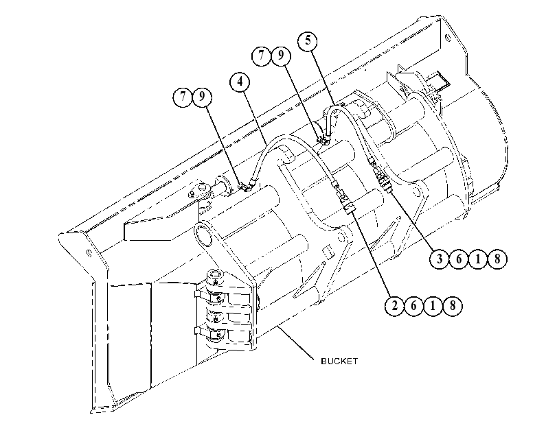 INSTALLATION GP-HYD LINES 5792743 CAT
