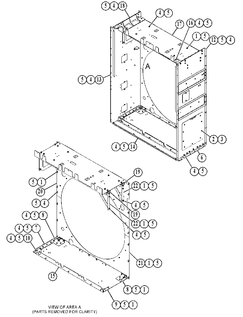 FRAME GP-RADIATOR 5615314 CAT