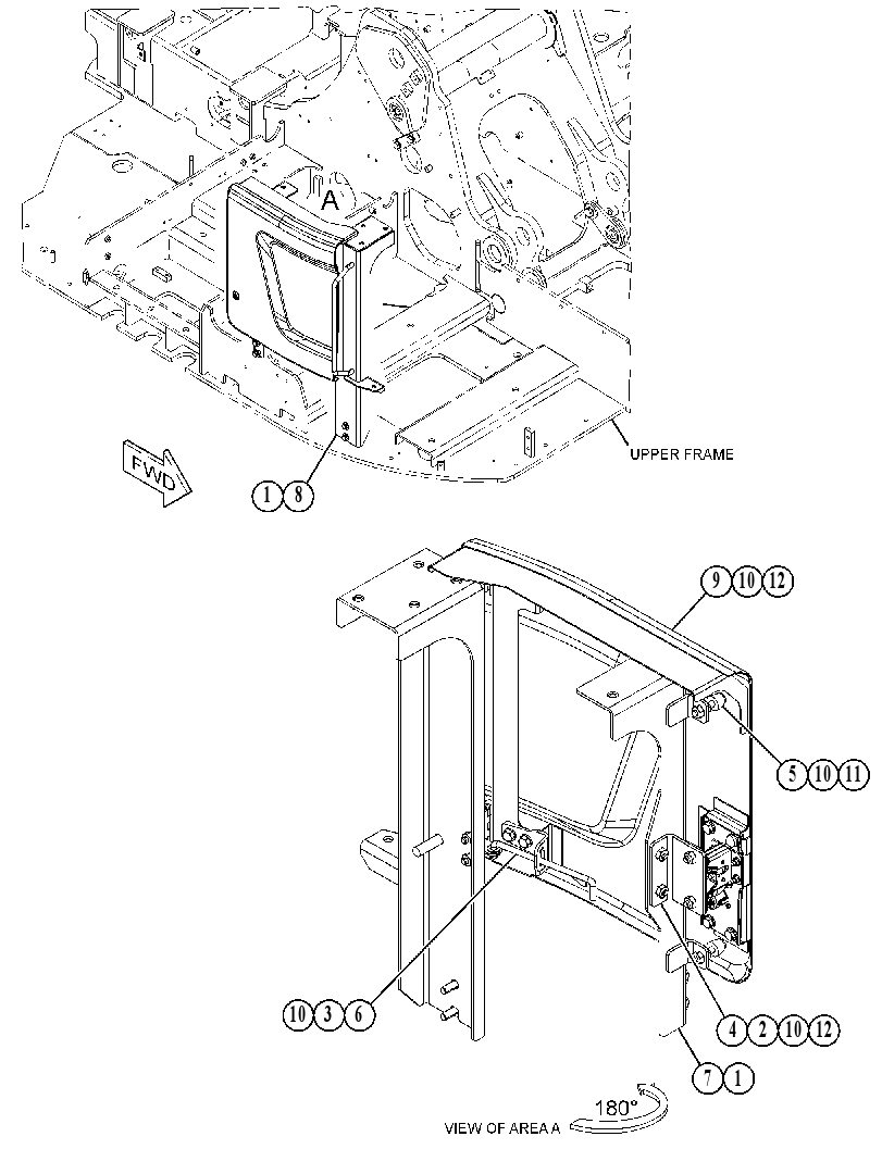 Крышка смотровая 5582494 CAT
