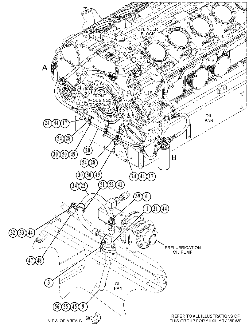 FILTER & LINES GP-ENGINE OIL 5398386 CAT
