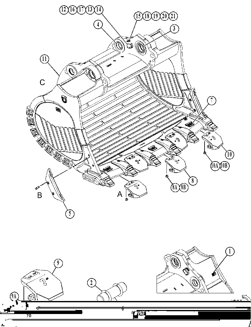 BUCKET GP 4844207 CAT