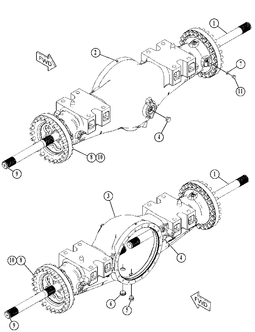 AXLE GP-FIXED 4650621 CAT