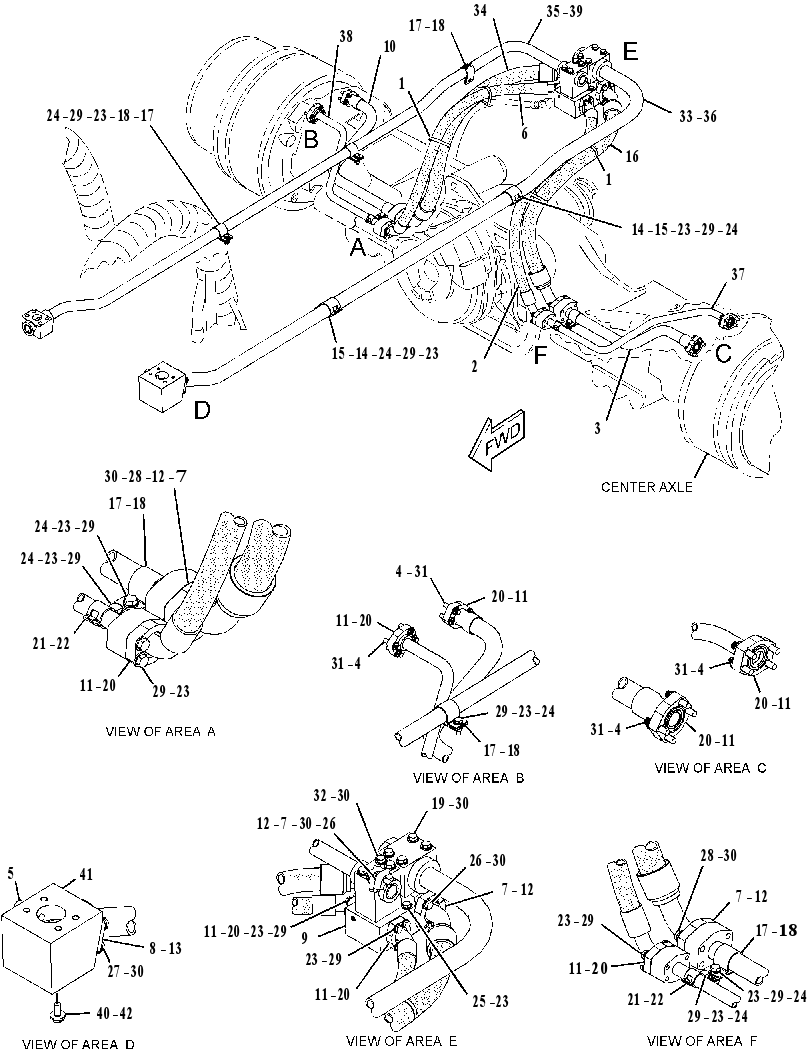 LINES GP-BRAKE COOLING 2918878 CAT