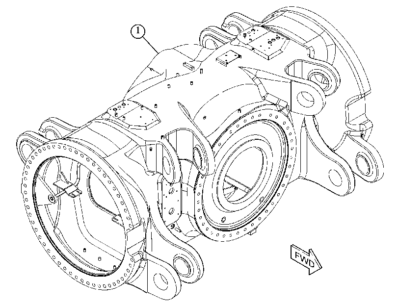 HOUSING GP-REAR AXLE 3900564 CAT