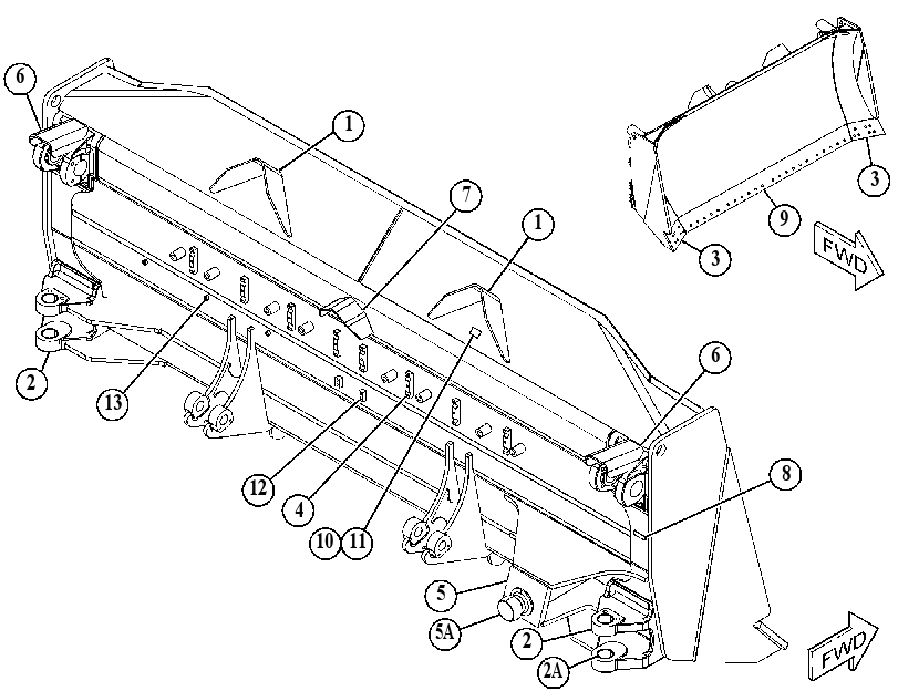 BLADE AS-SEMI-UNIVERSAL 3466931 CAT