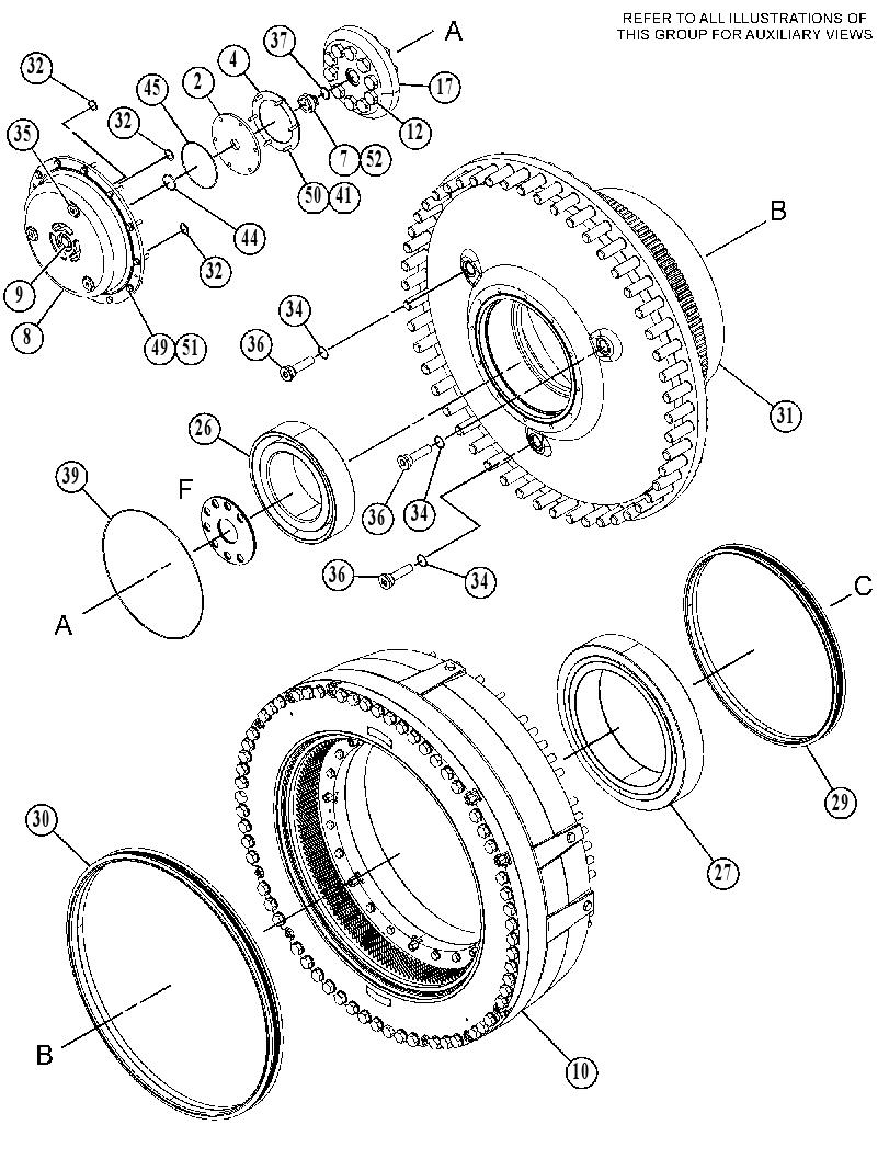 WHEEL & BRAKE GP 5844173 CAT