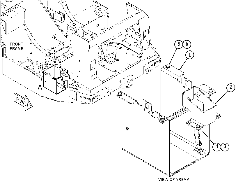 MOUNTING GP-DEF TANK 5073990 CAT