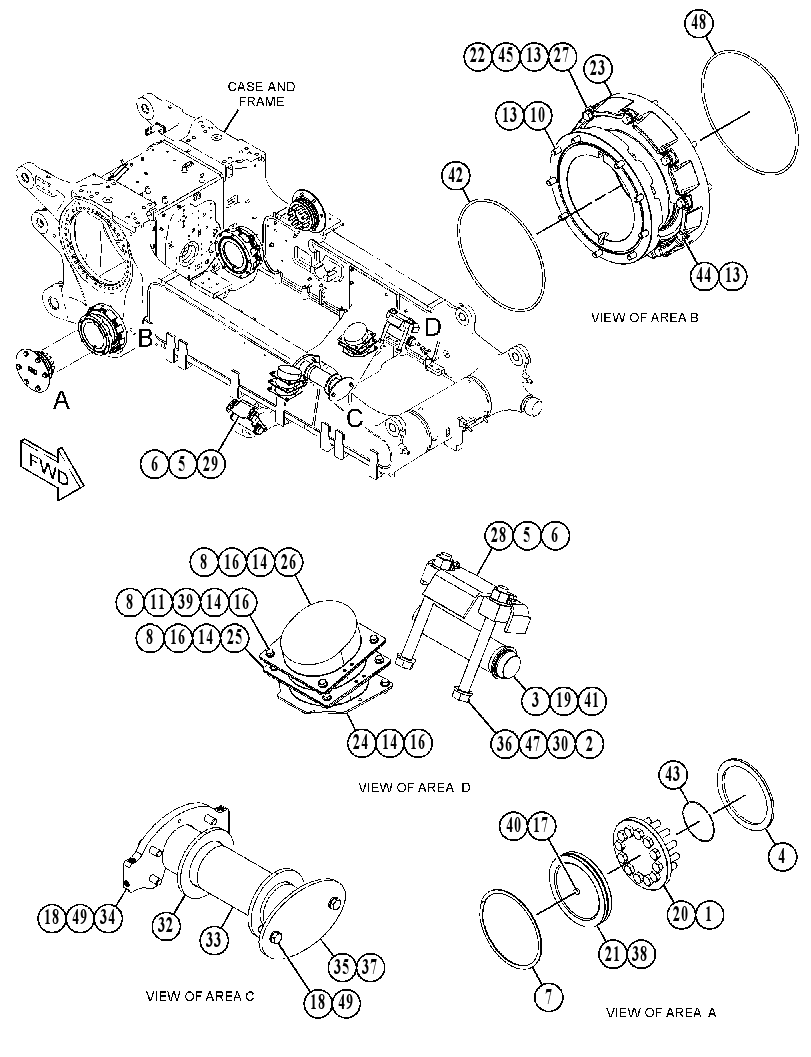MOUNTING GP-ROLLER FRAME 4936878 CAT
