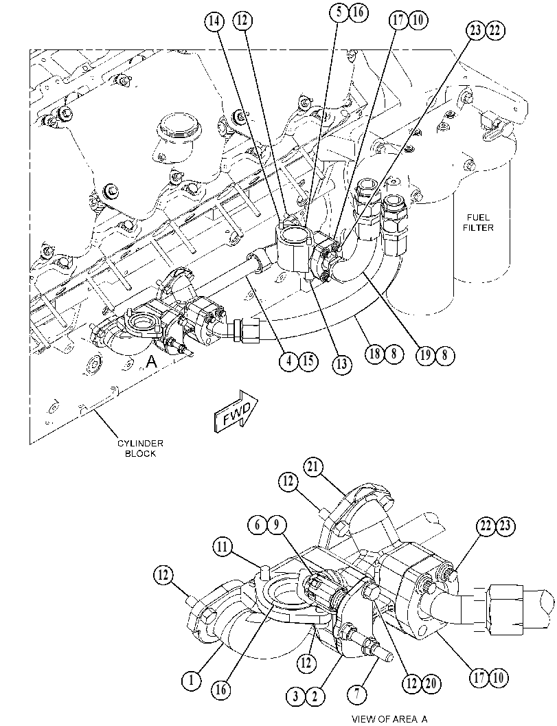 LINES GP-ENGINE OIL FILTER 5682681 CAT