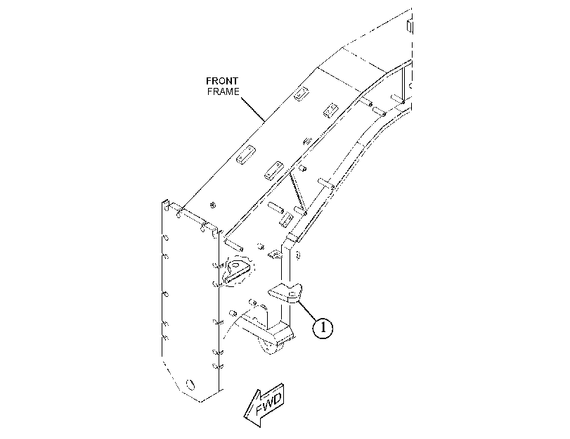 MOUNTING GP-SNOW WING 5823401 CAT