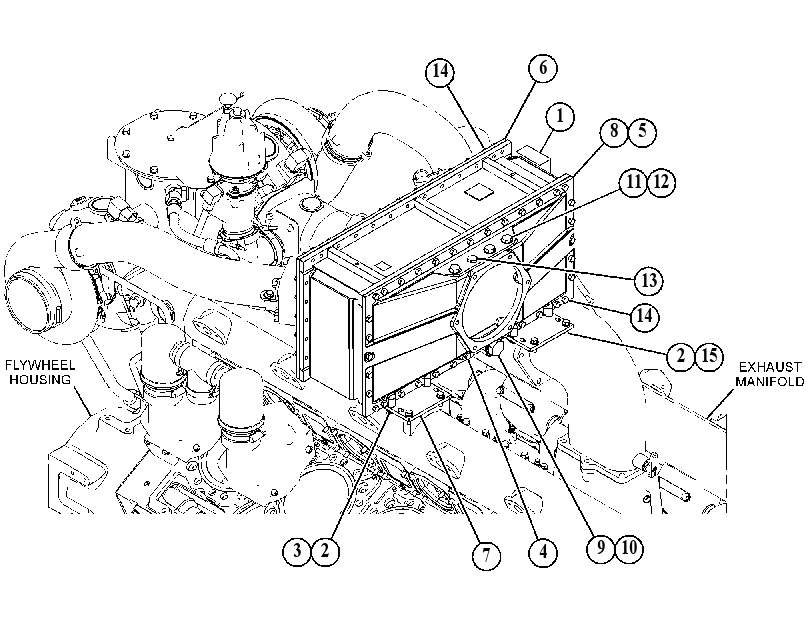 AFTERCOOLER GP-TREATED WATER 1151577 CAT