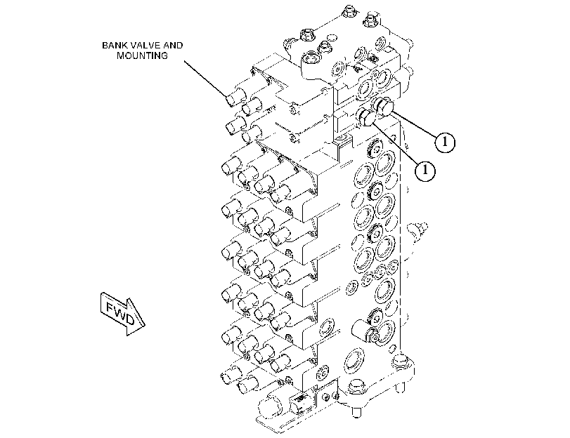 PLUG GP-HYDRAULIC LINES 5764413 CAT