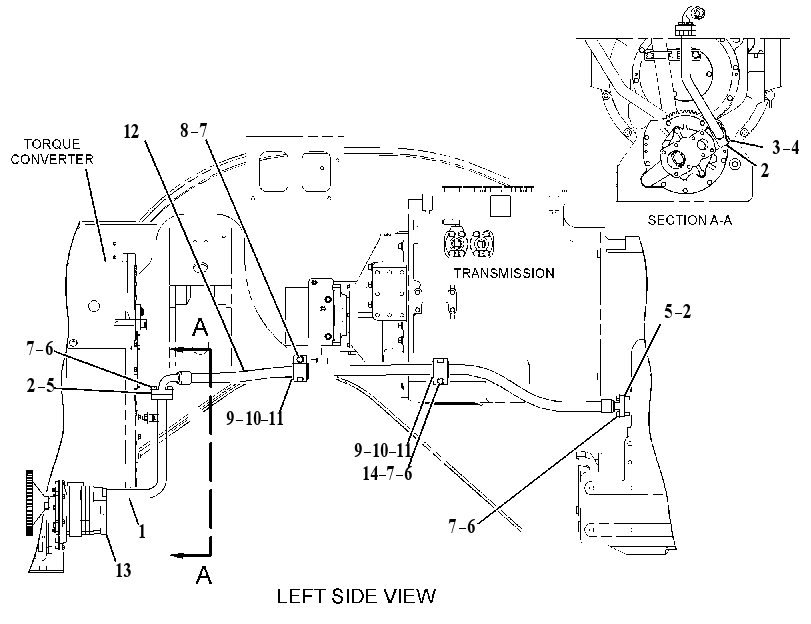 LINES GP-SCAVENGE 3859850 CAT