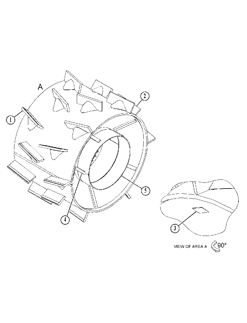WHEEL AS-COMPACTOR 3988547 CAT