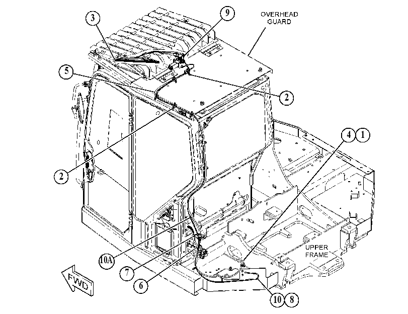 WIPER & WIRING GP-OVERHEAD 5789106 CAT