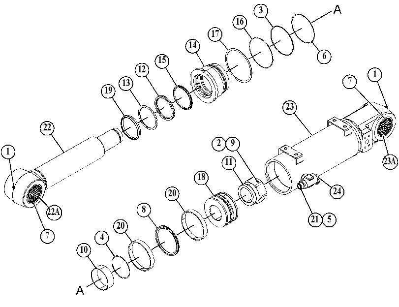 CYLINDER & SEAL GP-BLADE 5340458 CAT