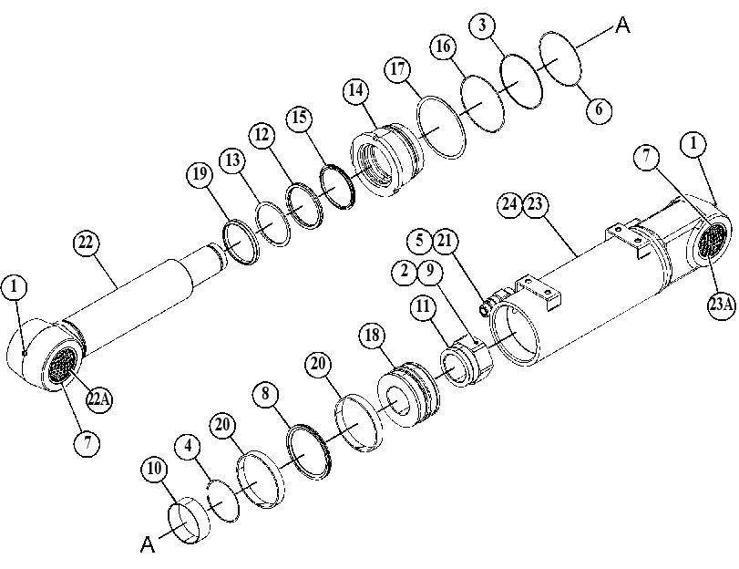 CYLINDER & SEAL GP-BLADE 5340460 CAT