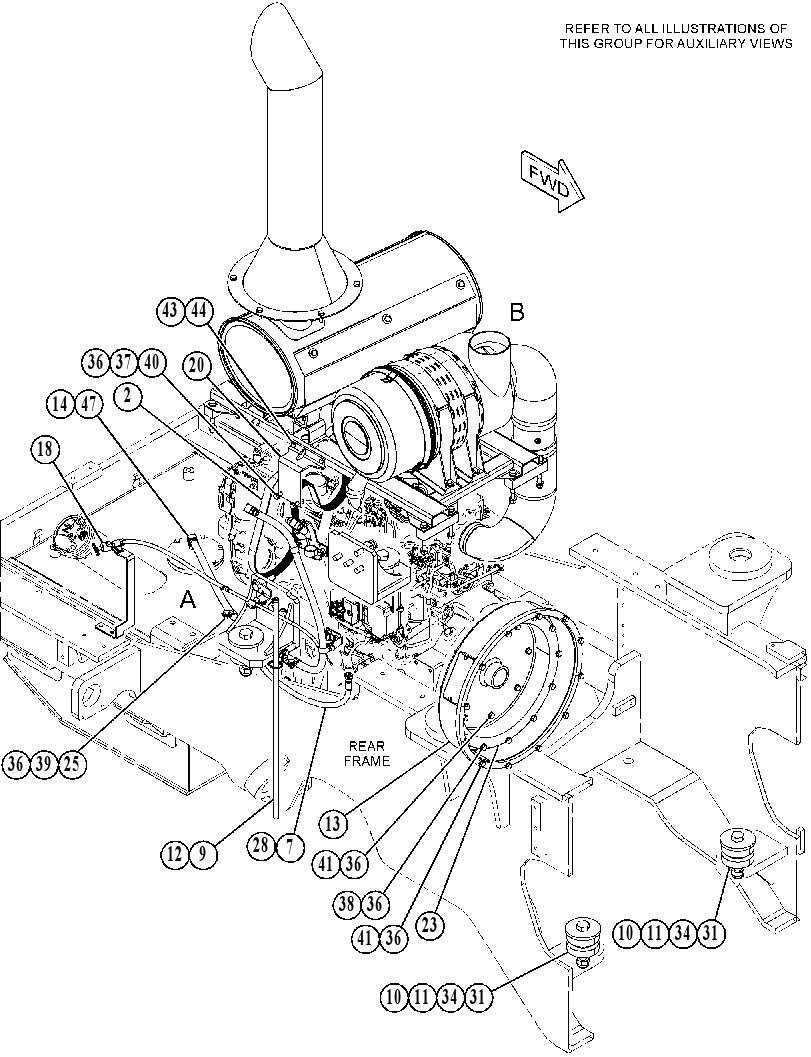 INSTALLATION GP-ENGINE 3922252 CAT