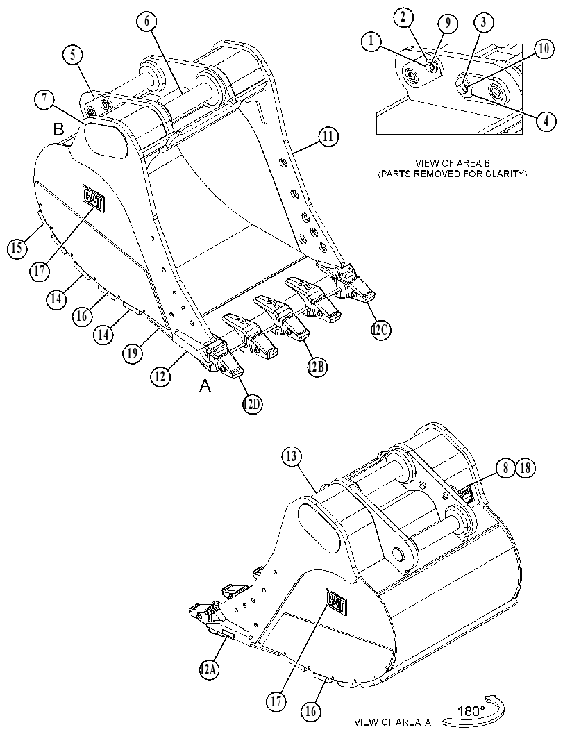 BUCKET GP-SEVERE SERVICE ROCK 5284652 CAT