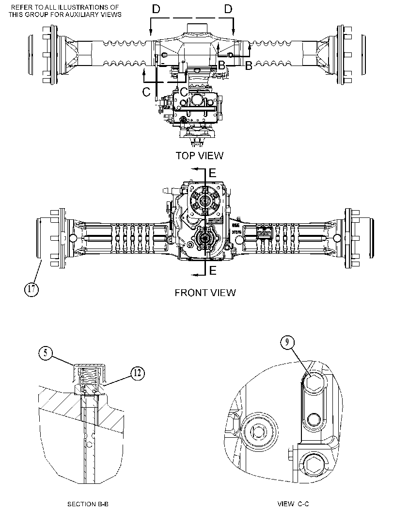 AXLE & TRANSFER DRIVE GP-REAR 2628662 CAT