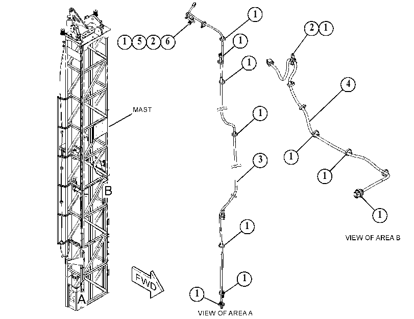 WIRING GP-MAST 5662110 CAT