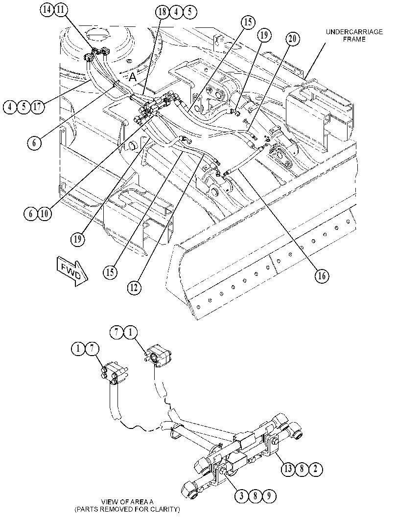 LINES GP-BLADE CYLINDER 5271030 CAT