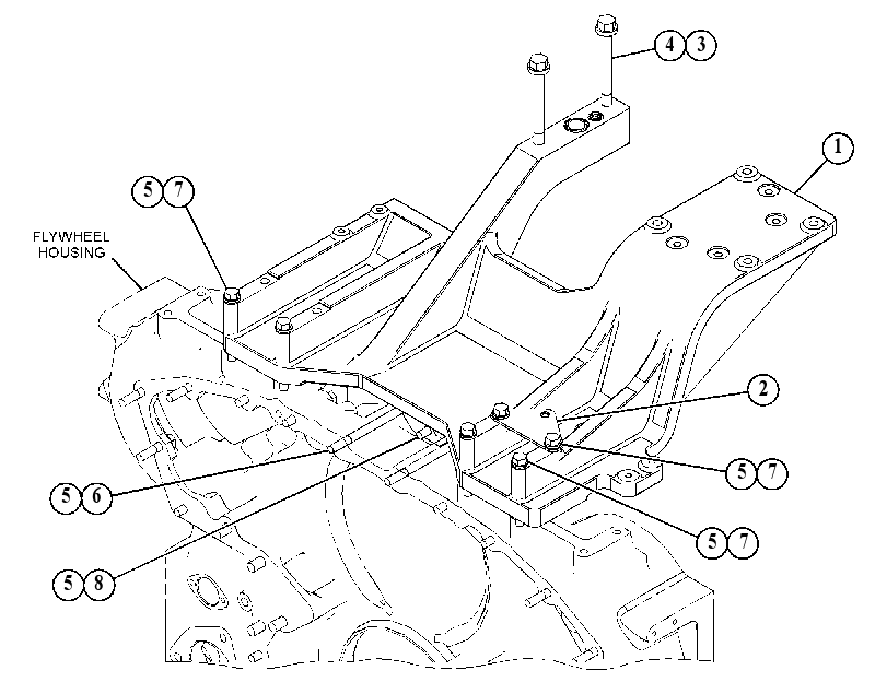 MOUNTING GP-TURBOCHARGER 5214530 CAT